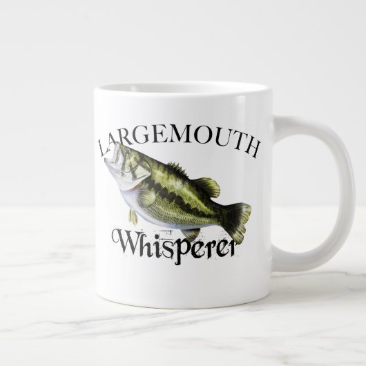 Largemouth Bass Whisperer Jumbo-Tasse (Rechts)