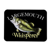 Largemouth Bass Whisperer Magnet (Horizontal)