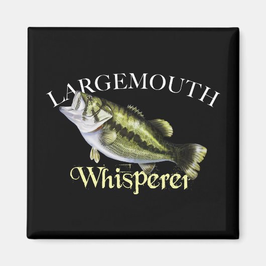 Largemouth Bass Whisperer Magnet (Vorne)