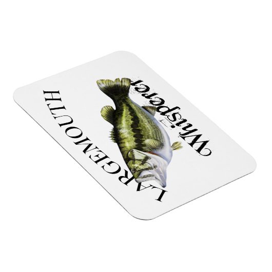 Largemouth Bass Whisperer Magnet (Rechte Seite)