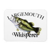 Largemouth Bass Whisperer Magnet (Horizontal)