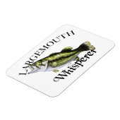 Largemouth Bass Whisperer Magnet (Linke Seite)