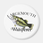 Largemouth Bass Whisperer Magnet (Vorne)
