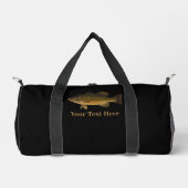 Largemouth Bass Your Text Here Fish Duffle Bag (Vorderseite)