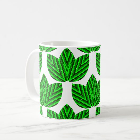 Larger Leaf Trios Kaffeetasse (Vorderseite Links)