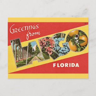 Largo Florida Postkarte