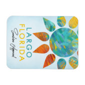 Largo Florida Sunshine Reise Magnet (Horizontal)