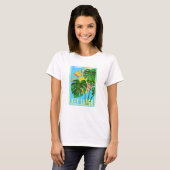Largo Florida Sunshine Tropical Vacation T-Shirt (Vorne ganz)