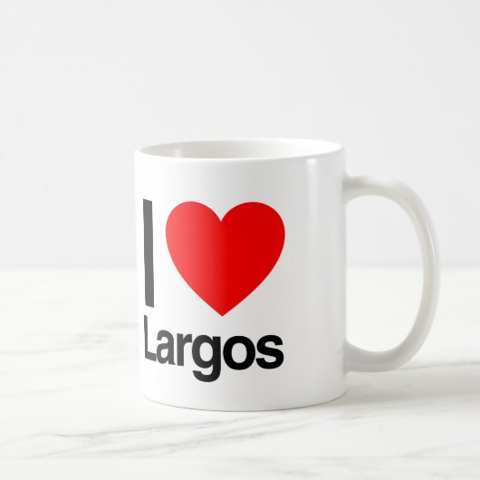 Largos der Liebe Kaffeetasse (Rechts)