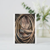 Lariats und Cowboy Cowgirl Boots Postkarte (Stehend Vorderseite)
