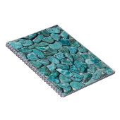 Larimar Crystal Gemstone Tropischer Wasserstrand Notizblock (Rechte Seite)