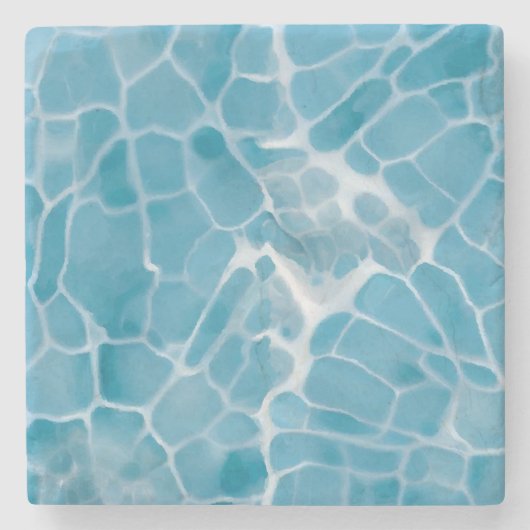 Larimar Summer Blue Steinuntersetzer (Vorderseite)
