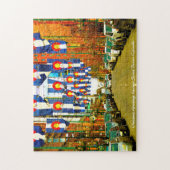 Larimer Street Denver Colorado Weihnachtsgrüße Puzzle (Vertikal)