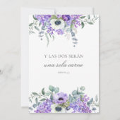 Larissa Invitacion de Boda Cristiana Wedding Einladung (Rückseite)