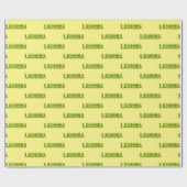 Larissa Kiwi Fruit Geschenk papier Geschenkpapier (Flach)