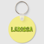 Larissa Name Kiwi Design Schlüsselanhänger (Vorderseite)