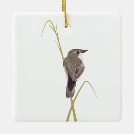 Lark Sparrow Keramikornament (Vorderseite)