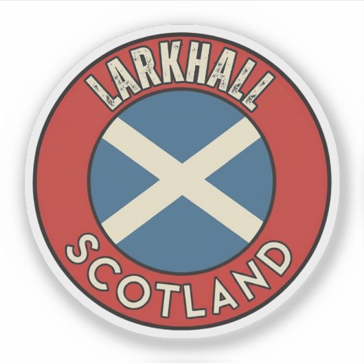Larkhall, Schottland Aufkleber (Vorderseite)