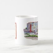 Larkin@Exchange-Gebäude-Büffel New York Kaffeetasse (Mittel)