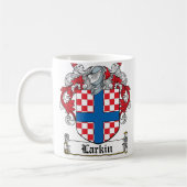 Larkin Familienwappen Kaffeetasse (Links)