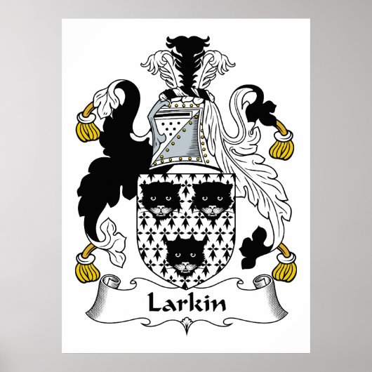 Larkin Familienwappen Poster (Vorne)