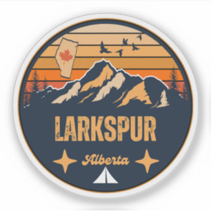 Larkspur, Alberta Aufkleber