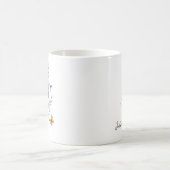 Larkspur Birth Month Flower Kaffeetasse (Mittel)