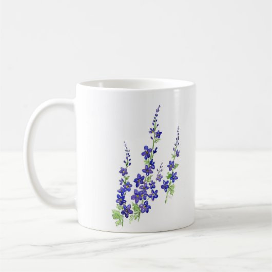 'Larkspur' Blume Kaffeetasse (Links)