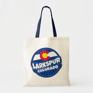 Larkspur Colorado Fahne platzte Tasche