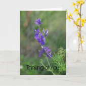 Larkspur Feel Better Karte (Gelbe Blume)