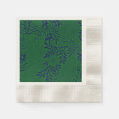 Larkspur in Vibrannt Green Serviette (Vorderseite)