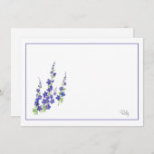 Larkspur Mitteilungskarte (Vorne/Hinten)