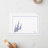 Larkspur Mitteilungskarte (Vorderseite/Rückseite Beispiel)