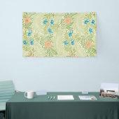 Larkspur Pattern (von William Morris) Banner (Messeveranstaltung)