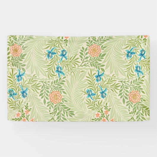 Larkspur Pattern (von William Morris) Banner (Horizontal)
