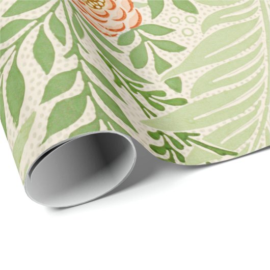 Larkspur Pattern (von William Morris) Geschenkpapier (Rolleneckpunkt)