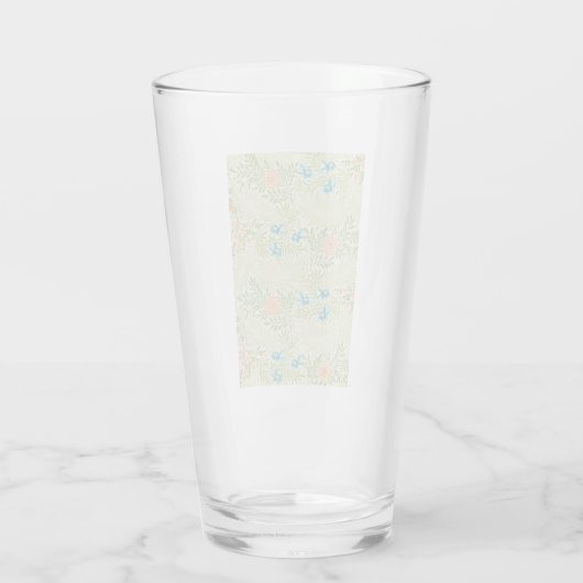 Larkspur Pattern (von William Morris) Glas (Rückseite)