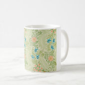 Larkspur Pattern (von William Morris) Kaffeetasse (VorderseiteRechts)