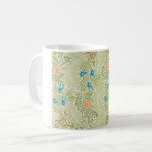 Larkspur Pattern (von William Morris) Kaffeetasse (Vorderseite Links)