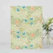 Larkspur Pattern (von William Morris) Karte (Stehend Vorderseite)