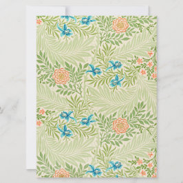Larkspur Pattern (von William Morris) Karte