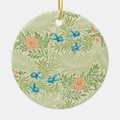 Larkspur Pattern (von William Morris) Keramik Ornament (Vorne)