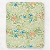 Larkspur Pattern (von William Morris) Mousepad (Vorne)