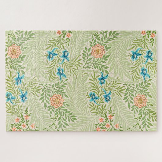 Larkspur Pattern (von William Morris) Puzzle (Horizontal)