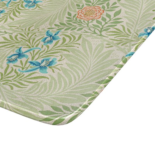 Larkspur Pattern (von William Morris) Schneidebrett (Ecke)