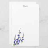 Larkspur Stationery Briefpapier (Vorne/Hinten)