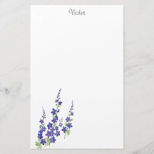 Larkspur Stationery Briefpapier (Vorderseite)