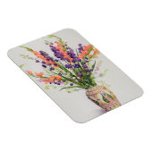 Larkspur und Gladioli in einer marokkanischen Vase Magnet (Rechte Seite)