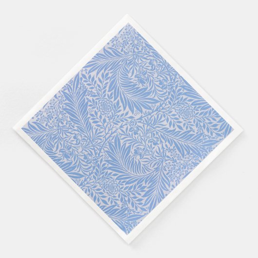 Larkspur von William Morris Serviette (Ecke)