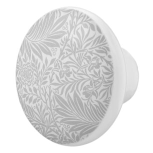 Larkspur von William Morris Vintag Gray Floral Keramikknauf